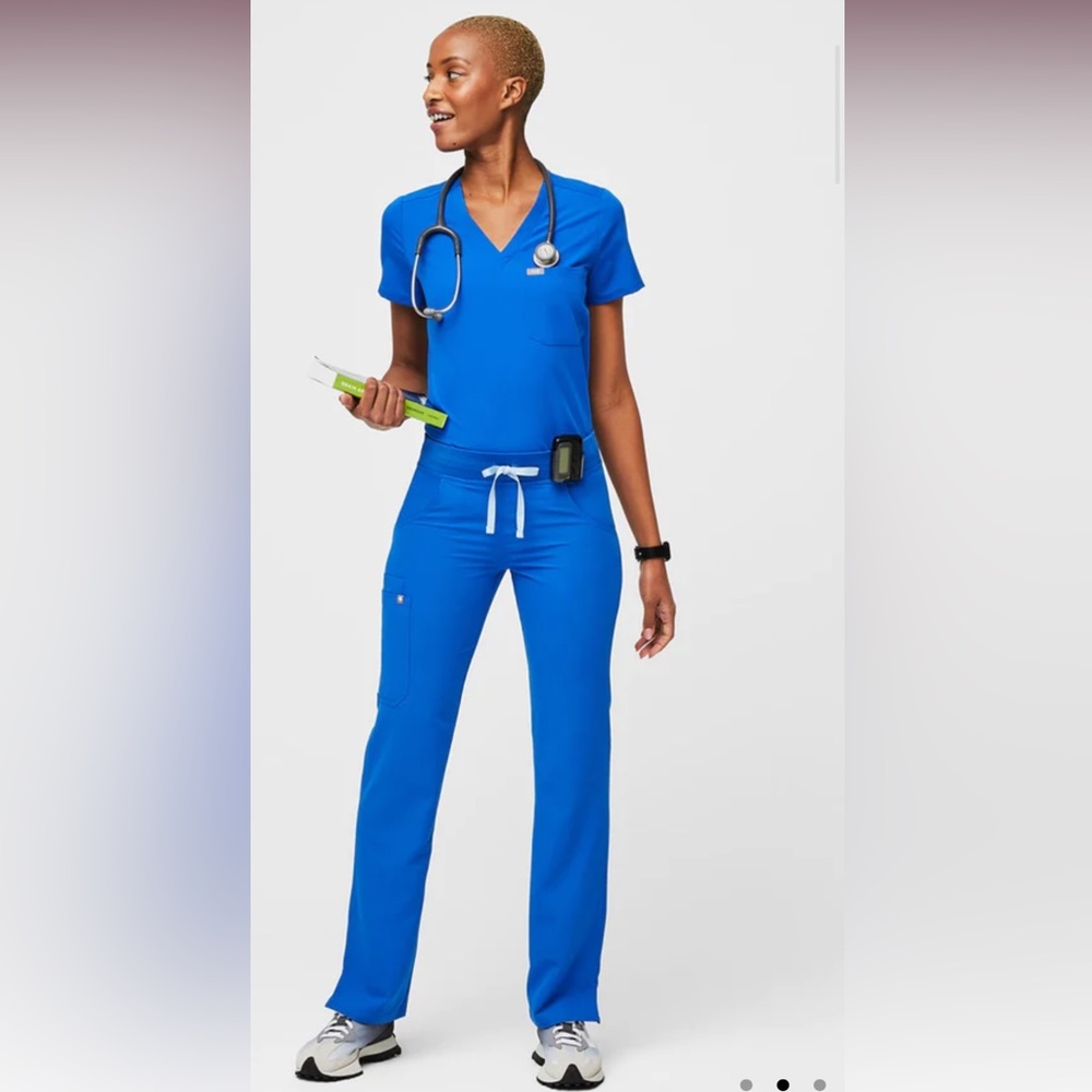 Figs Scrub Set • Royal Blue